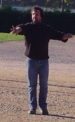 Dominique DESHAYES au tir lors de la partie triplette. Dominique DESHAYES au tir lors de la partie triplette.