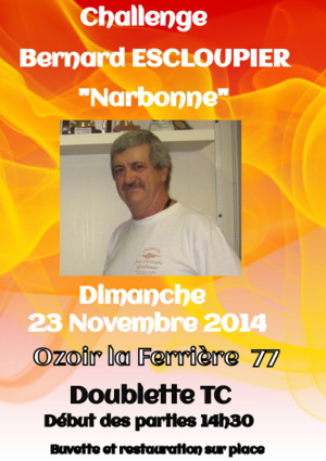 Challenge Bernard Escloupier "Narbone"