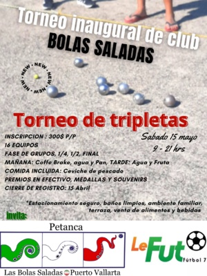 Torneo y club listo en Puerto Vallarta