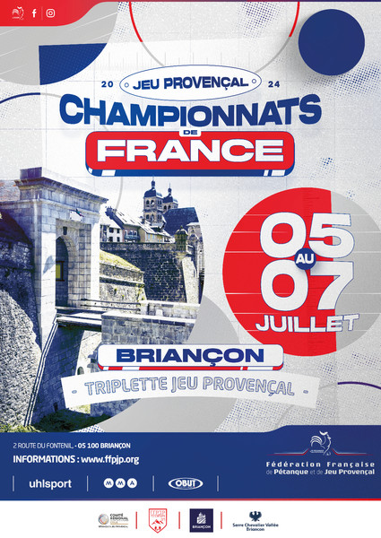 78éme Championnat de France Jeu Provençal Triplette à Briançon : 