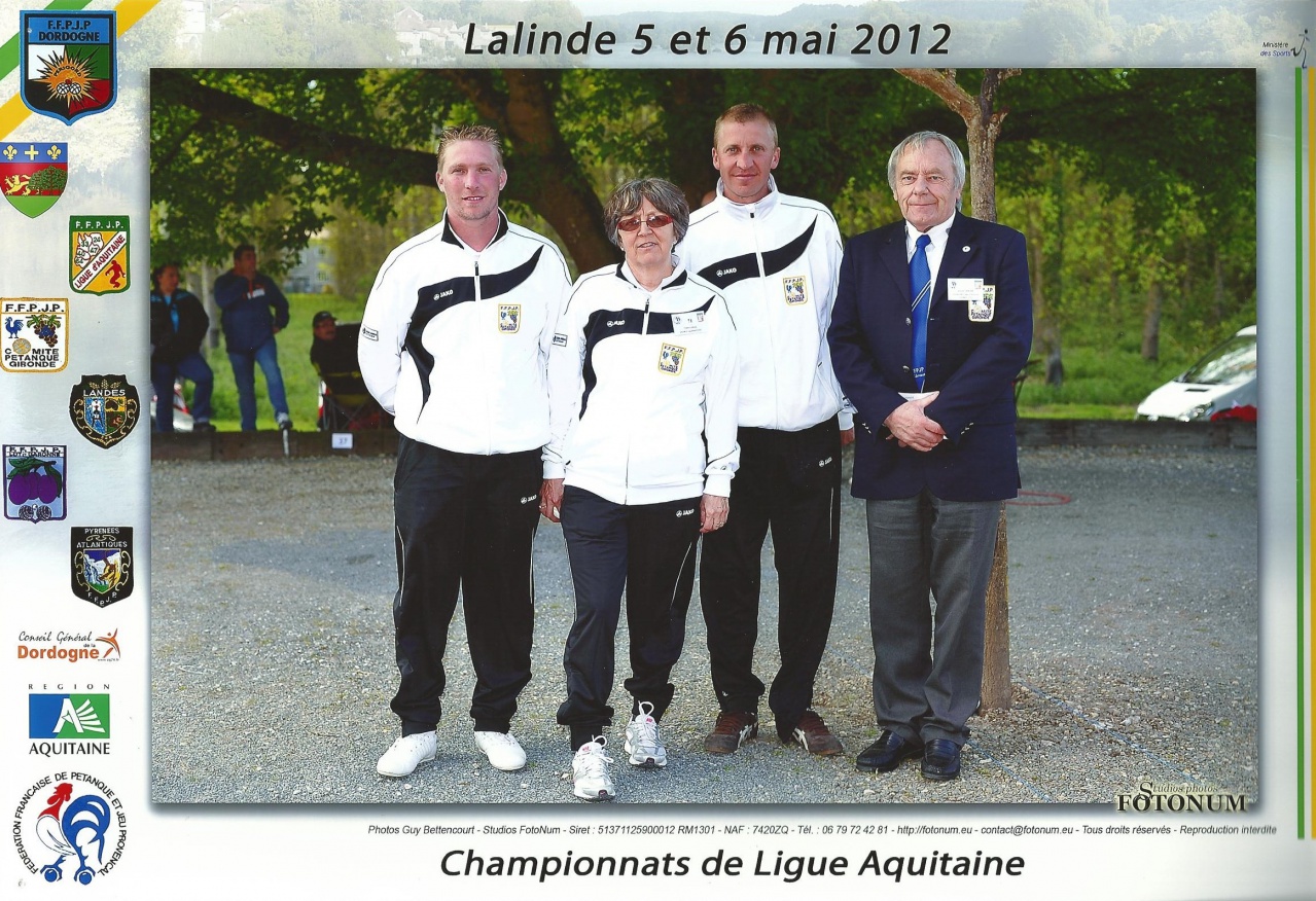 Ch. Aquitaine tripl. mixtes LALINDE 2012 Ch. Aquitaine tripl. mixtes LALINDE 2012