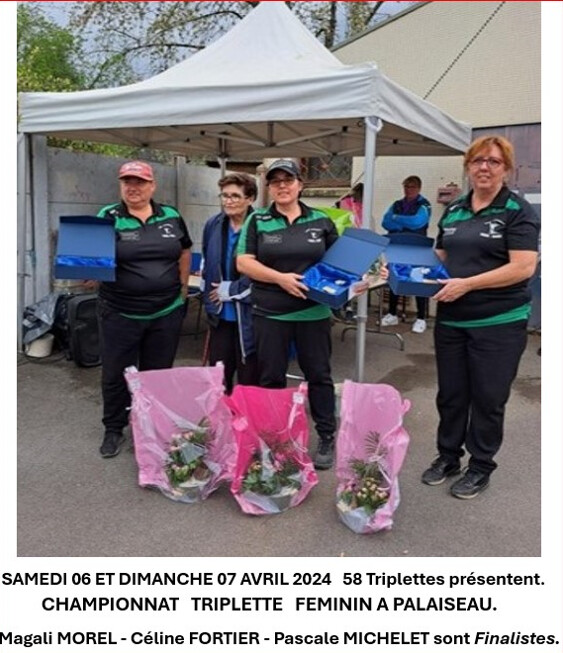 CHAMPIONNAT TRILPETTE FEMININ  2024