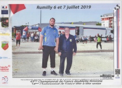 CHAMPIONNAT FRANCE TETE A TETE 2019 CHAMPIONNAT FRANCE TETE A TETE 2019