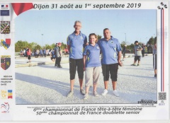 CHAMPIONNAT FRANCE SENIORS 2019 CHAMPIONNAT FRANCE SENIORS 2019