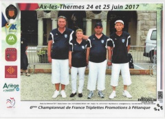CHAMPIONNAT FRANCE PROMOTION 2017 CHAMPIONNAT FRANCE PROMOTION 2017