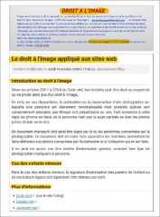 DROIT à L'IMAGE DROIT à L'IMAGE