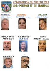 COMPOSITION DU BUREAU 2025 COMPOSITION DU BUREAU 2025