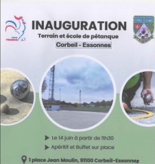 INAUGURATION DE L'ECOLE DE PETANQUE INAUGURATION DE L'ECOLE DE PETANQUE