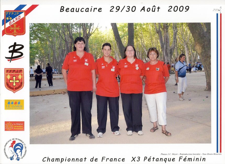 Championnat de France triplette féminin