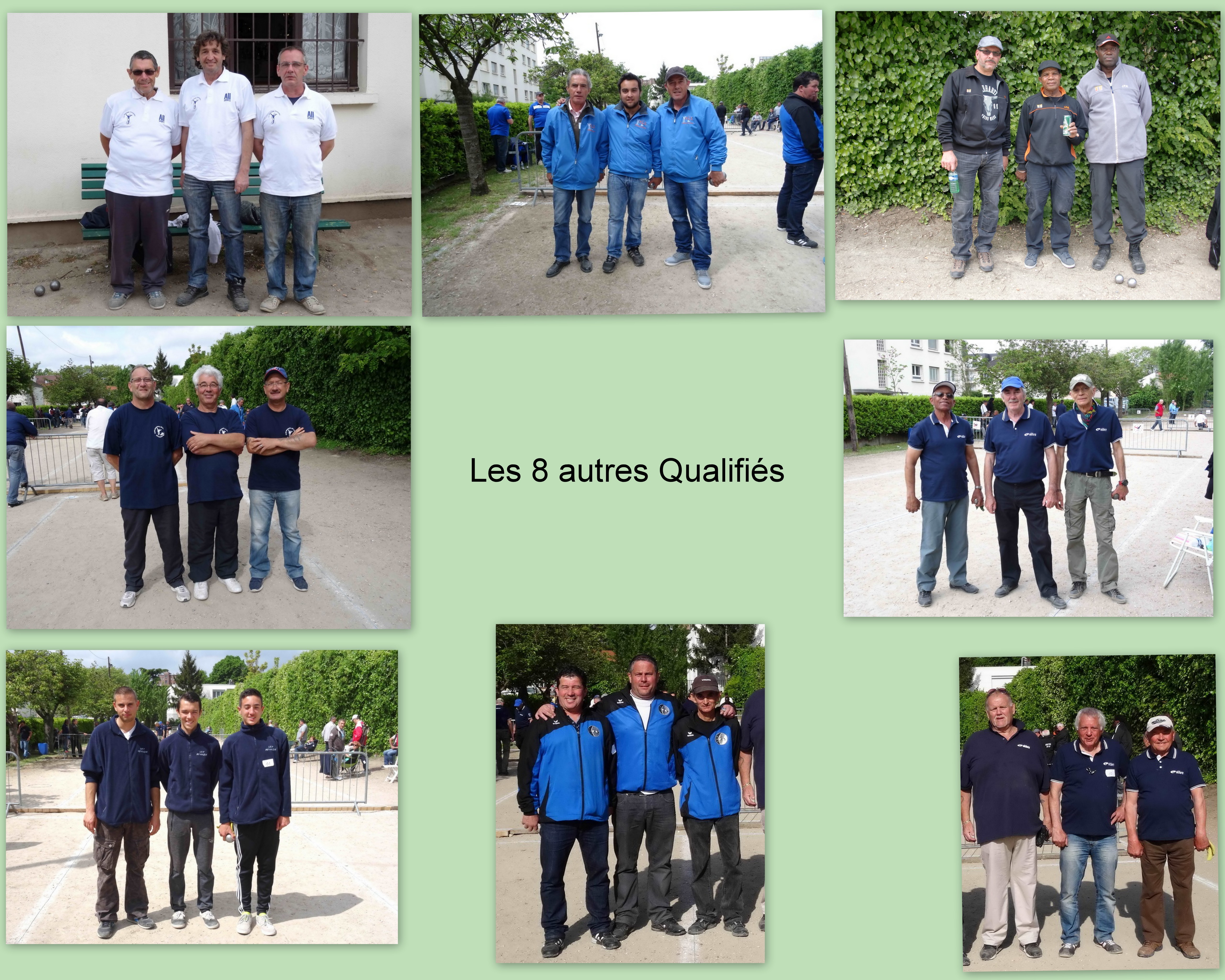 Championnat Qualificatif Départemental Triplette Promotion 9 et 10.05.2015