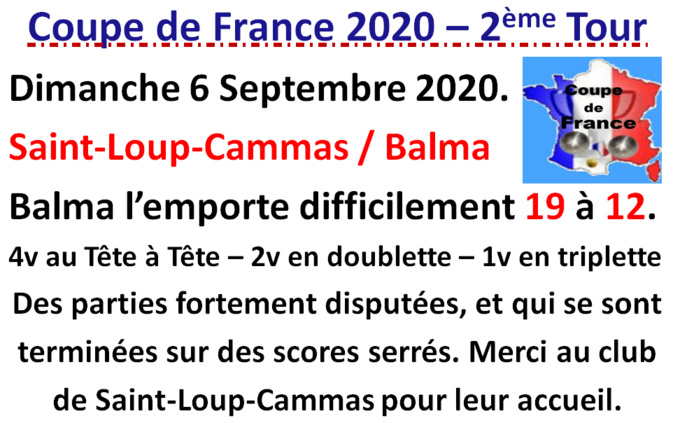 Coupe de France Saint Loup Cammas / Balma