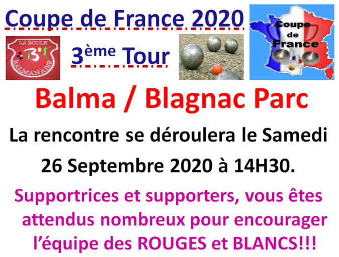 Coupe de France Balma / Blagnac Parc 26/09/2020
