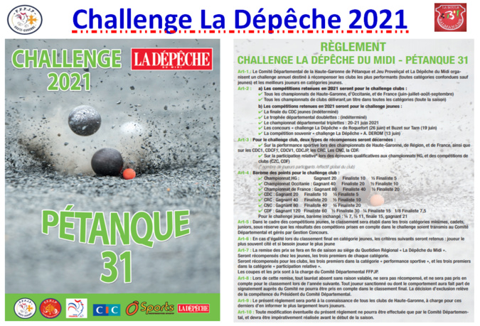 Challenge La Dépêche 2021