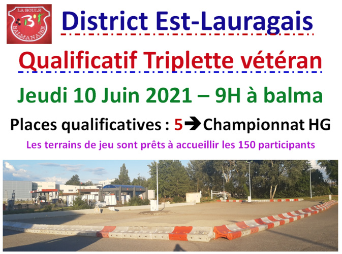 Qualificatif triplette vétéran 10/06/21