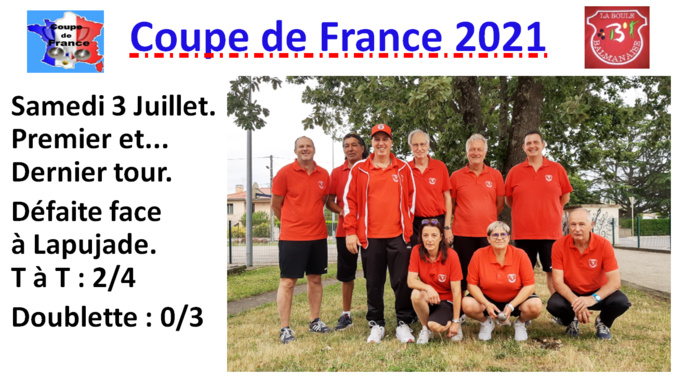 Coupe de France Balma/Lapujade 03/07/2021