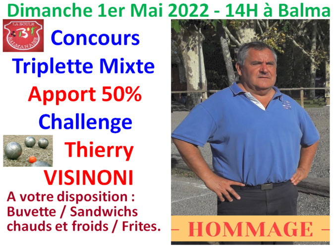 Challenge Thierry Visinoni T mixte 01/05/22