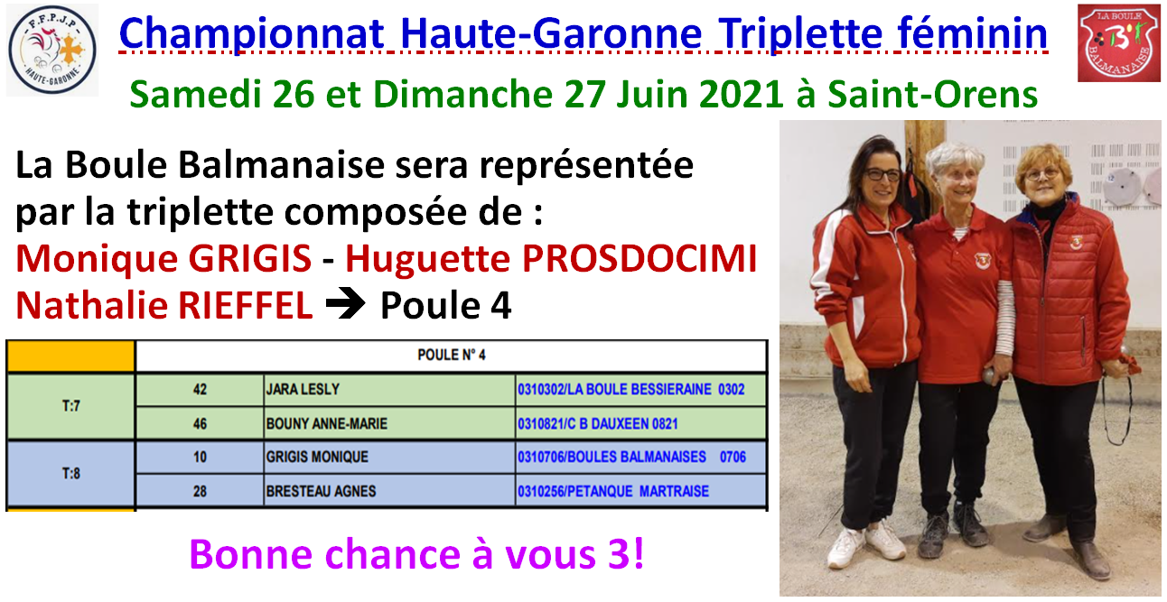 Championnat T féminine Saint-Orens 26_27/06/21