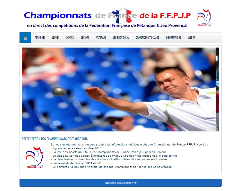  Les Championnat de France en Direct