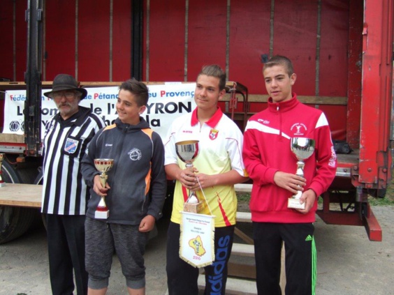 2ème Podium Pour Boulistôpotes Tête à Tête Jeunes