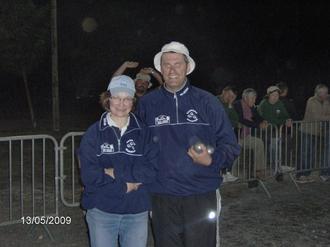 CD15: Résultats du Championnat du Cantal Doublettes Mixtes 2009.