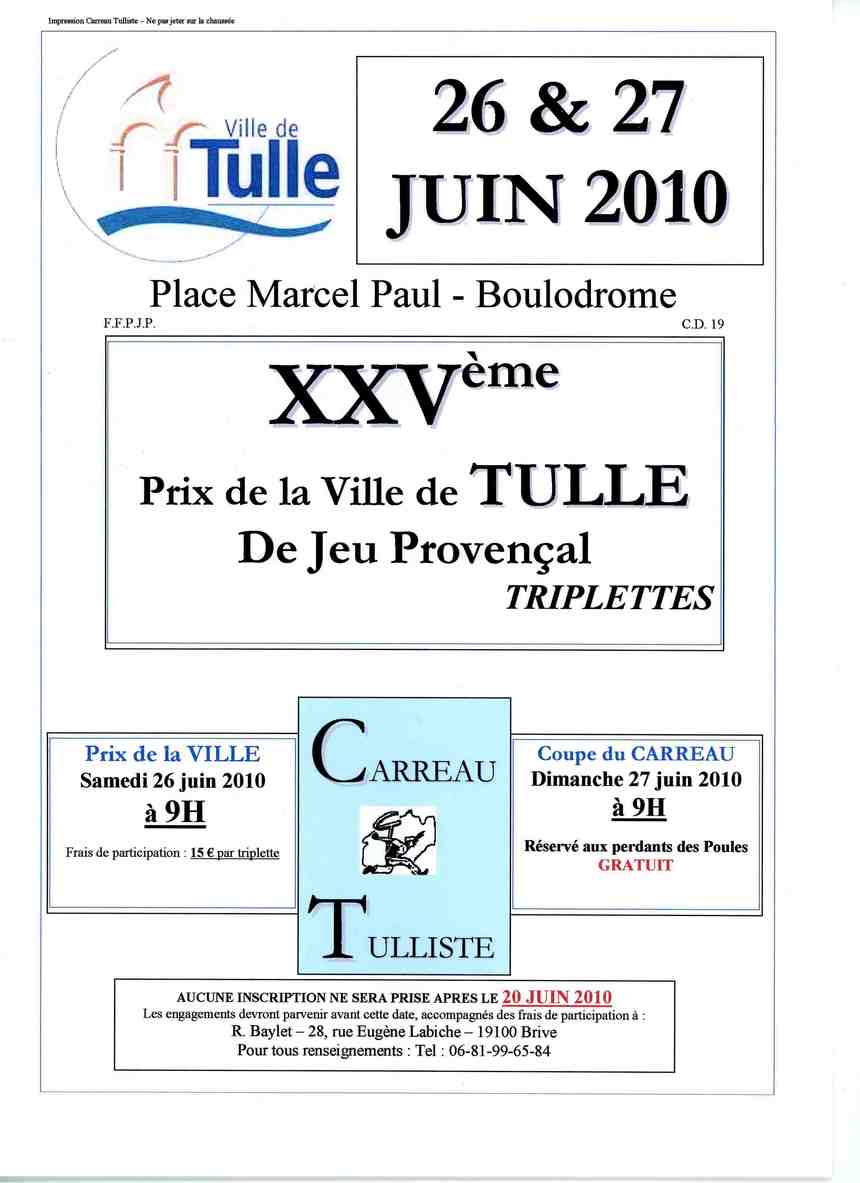 Prix de la Ville de Tulle