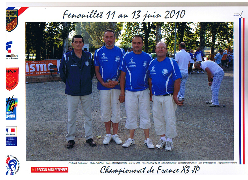 CHAMPIONNAT DE FRANCE - TRIPLETTE PROVENCALE