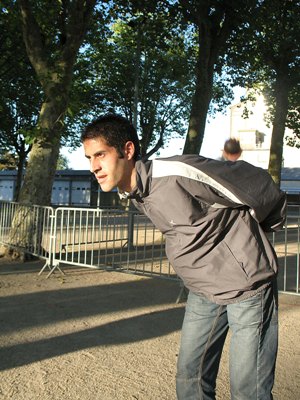 Mickaël et ses collègues en route pour Bellerive...