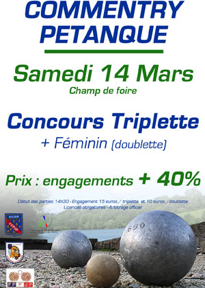 CONCOURS DU 14 MARS