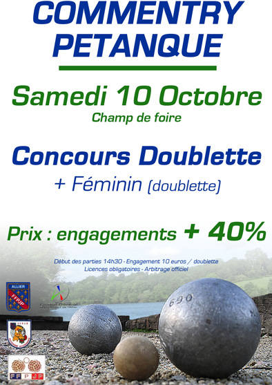 CONCOURS DU SAMEDI 10 OCTOBRE