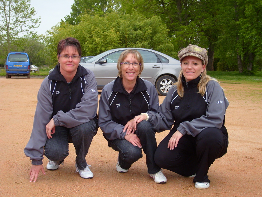 Nathalie, Anita et Sandra