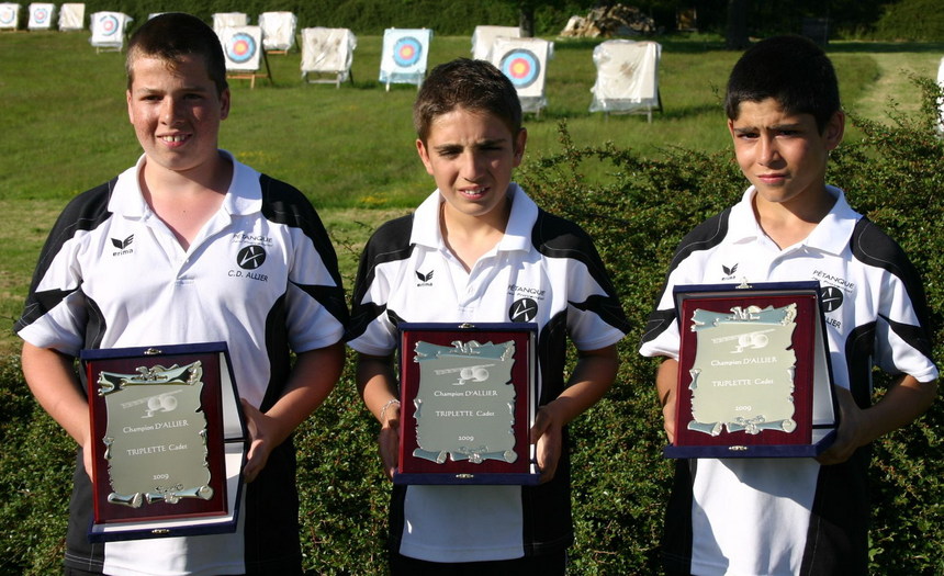 Charly, Antoine et Maxime          (Photo A Trompat)