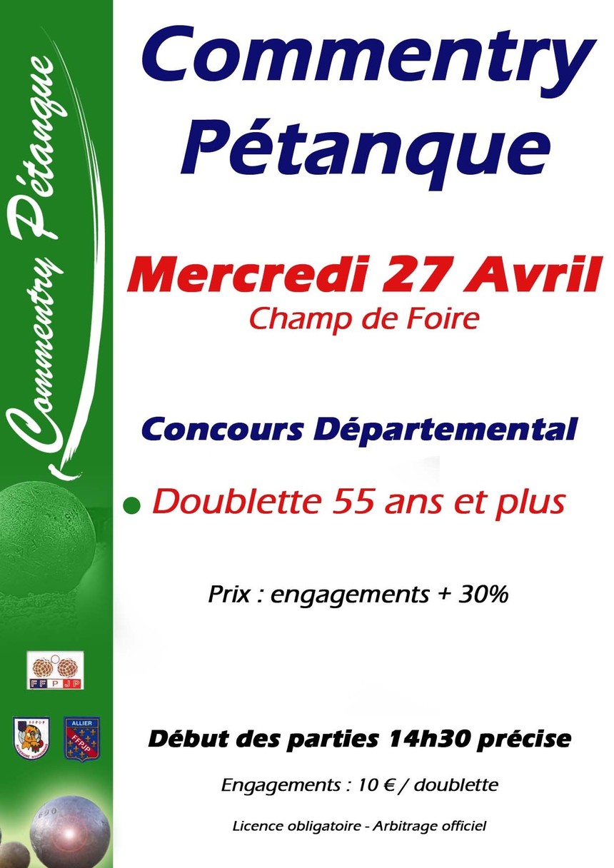 CONCOURS 55 ANS ET PLUS