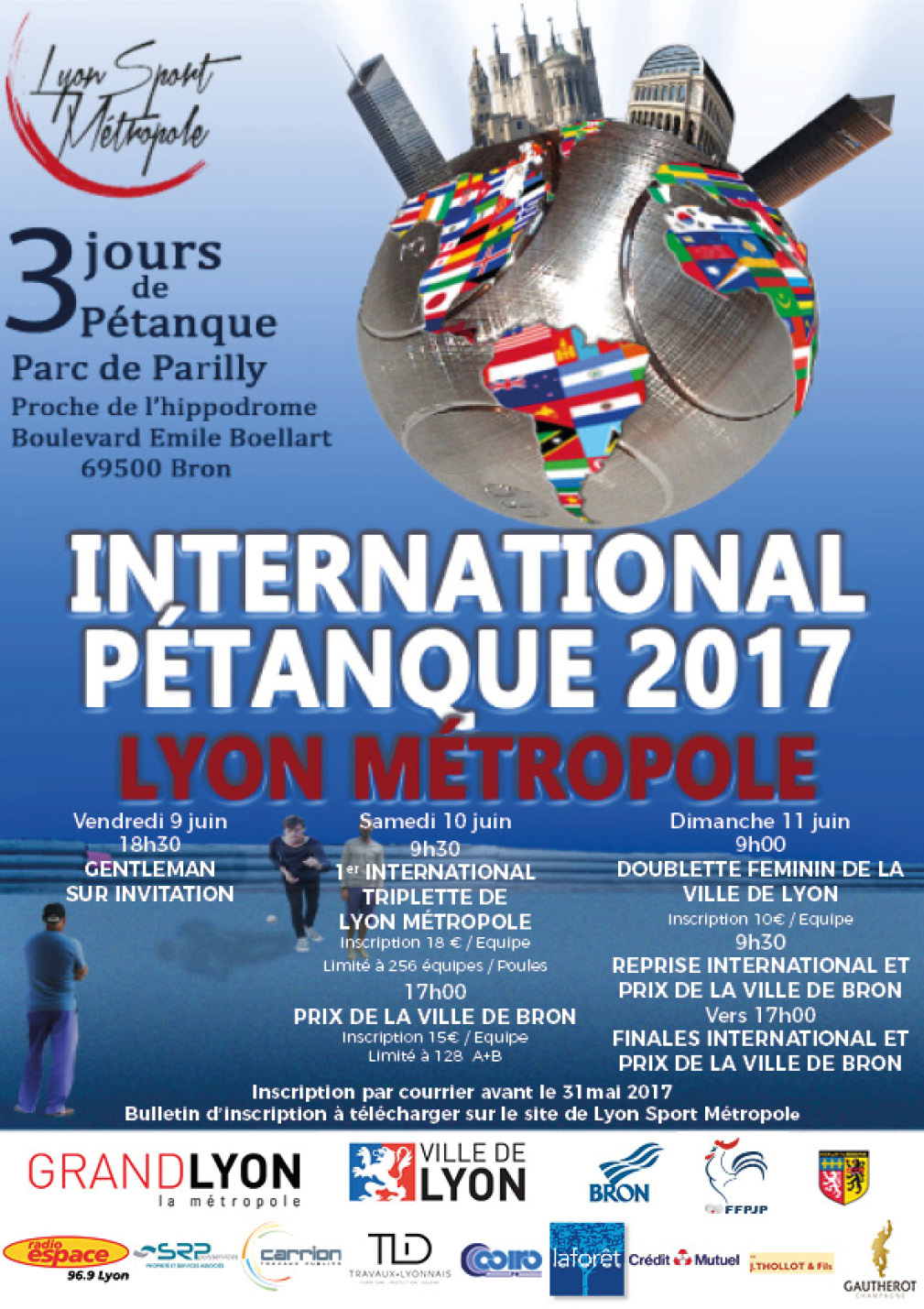 Concours international de Lyon Métropole les 10 et 11 Juin 2017