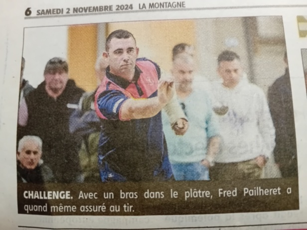 Article de samedi dans La Montage