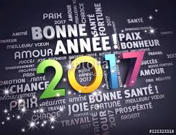 Bonne année 2017.