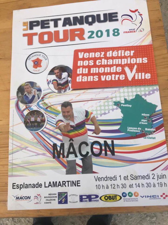 Pétanque tour 2018 à MACON