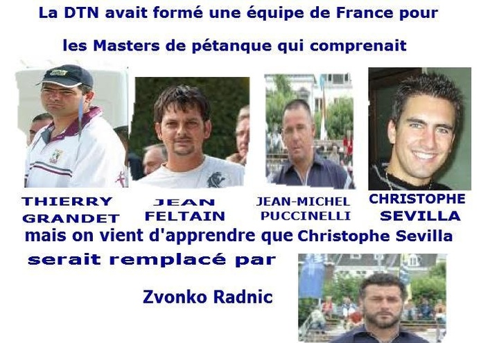 EQUIPE DE FRANCE MASTERS 2013