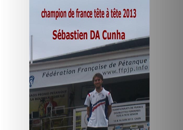 CHAMPION DE FRANCE TETE A TETE 2013