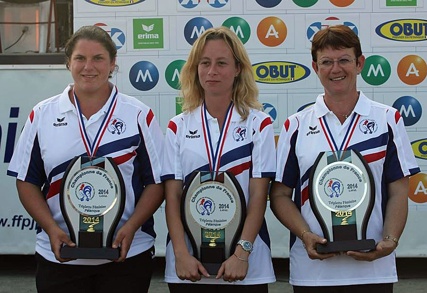 championnes France Triplette