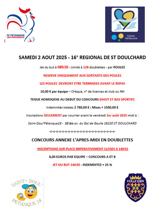 CONCOURS ST DOULCHARD