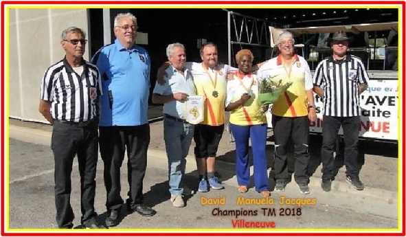 Champions d'Aveyron triplettes mixtes 2018