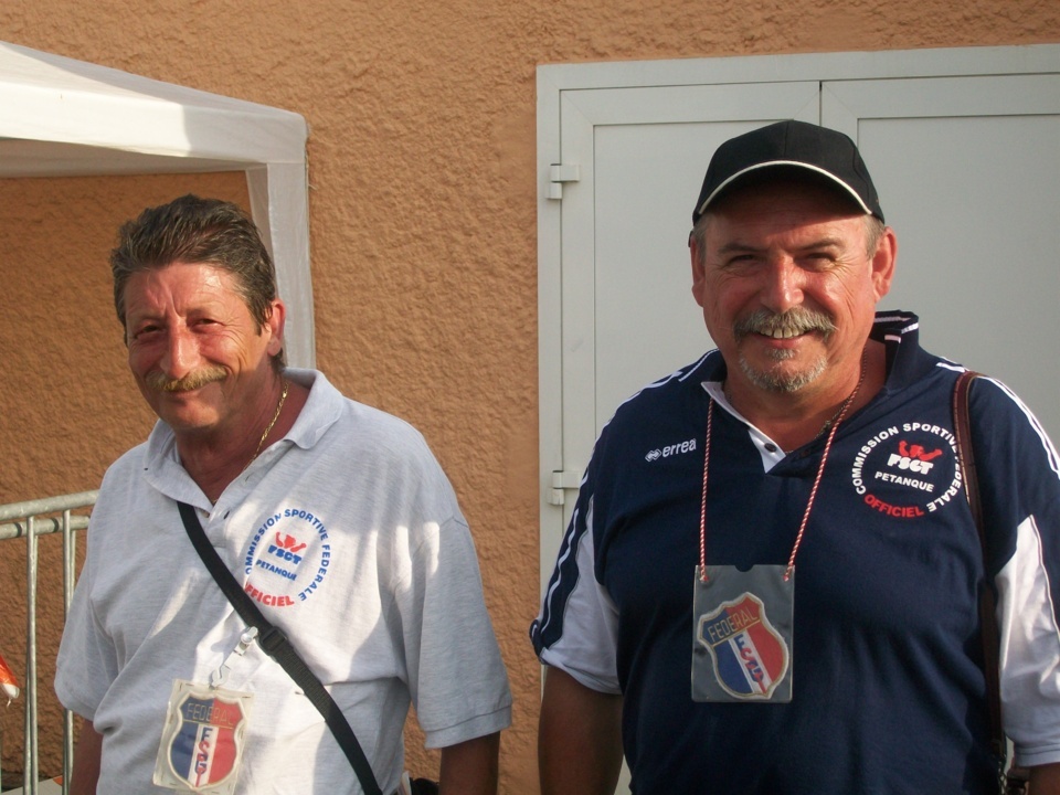 Carlo et Jose, deux de nos arbitres fédéraux