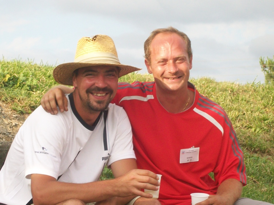 Juan et petit Louis à l'apéro