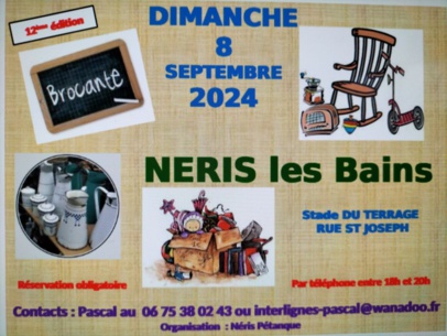 brocante du 8 septembre 2024