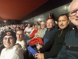 Les moulonnais au Zénith de Dijon en compagnie de Didier Raffestin et Bernard Vatan, papa de Guillaume.