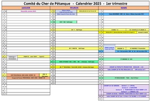 CALENDRIER 2025 DU CD18