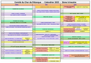 CALENDRIER 2025 DU CD18