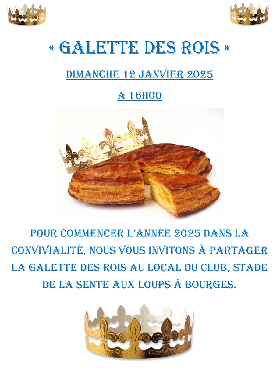 GALETTE DES ROIS 2025 !