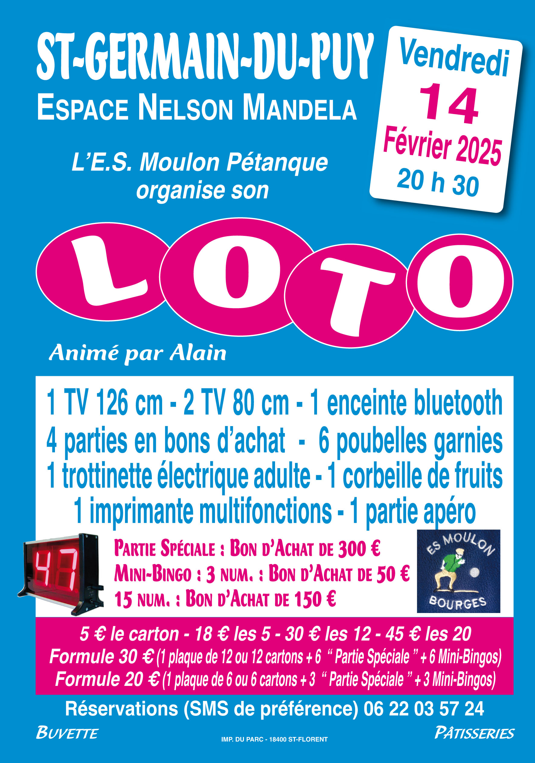 LOTO DE L'E.S MOULON