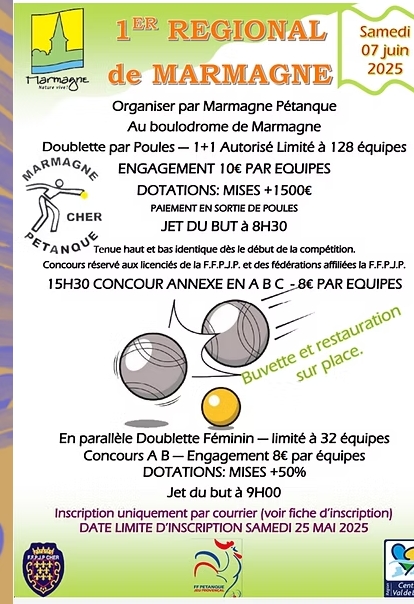 AFFICHE Régional de Marmagne